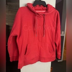 🎁 hot pink calvin klein hoodie